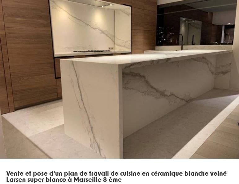 Plan de travail cuisine céramique